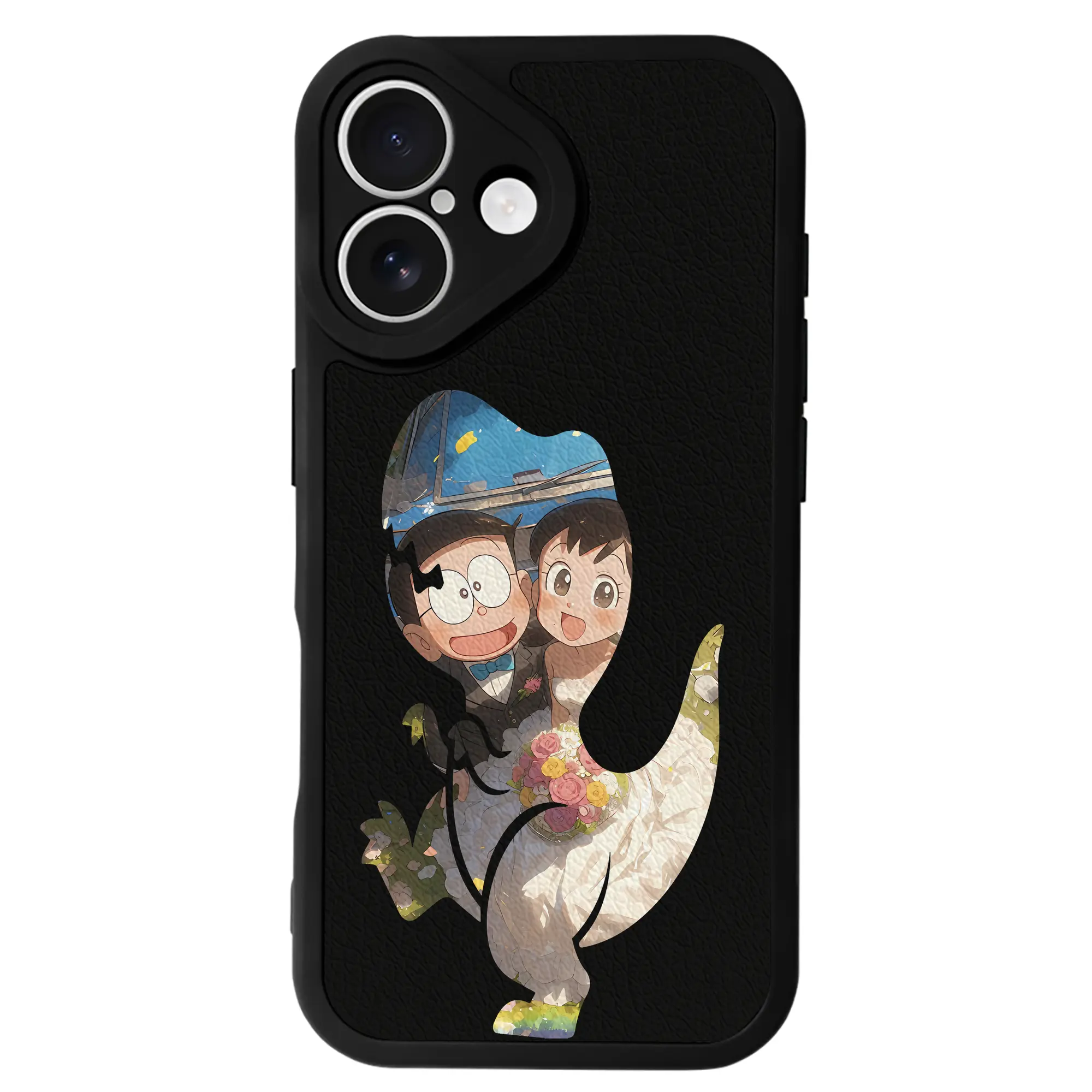 ドラえもん グッズ 源 静香 - IPhone 16シリーズ対応 ・ シリコンスマホケース ・ レザー調 ・ 高精度フィット ・ 耐衝撃 ・ ワイヤレス充電対応 ・ 精密カット